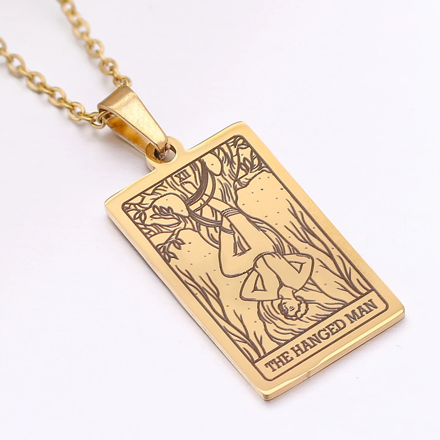 Colgante de Carta del Tarot en Placa