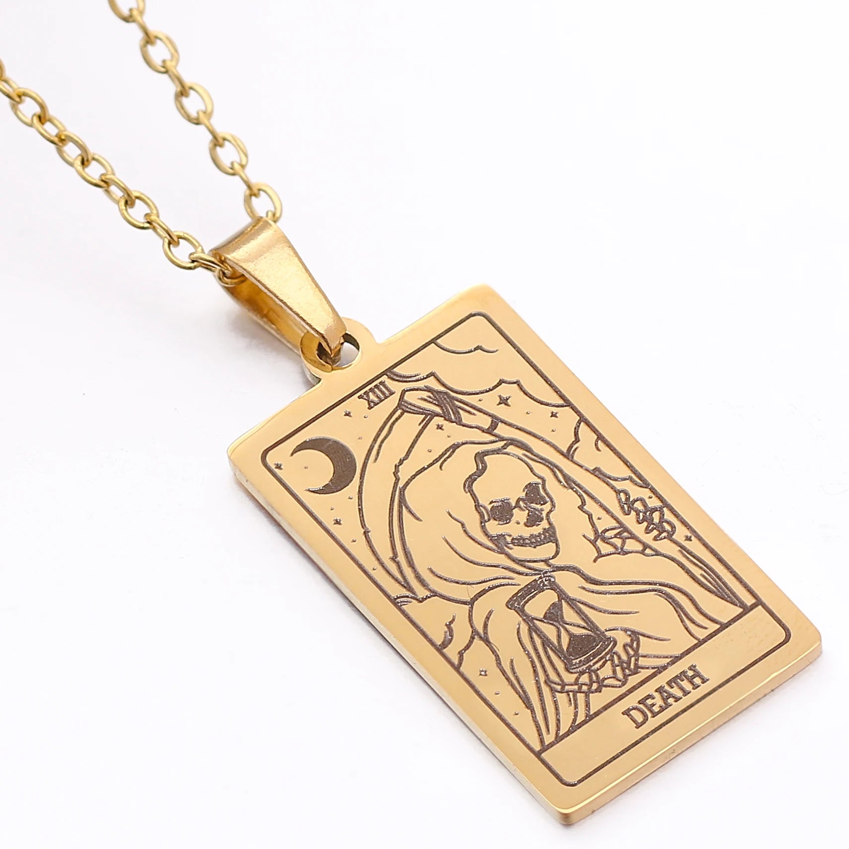 Colgante de Carta del Tarot en Placa