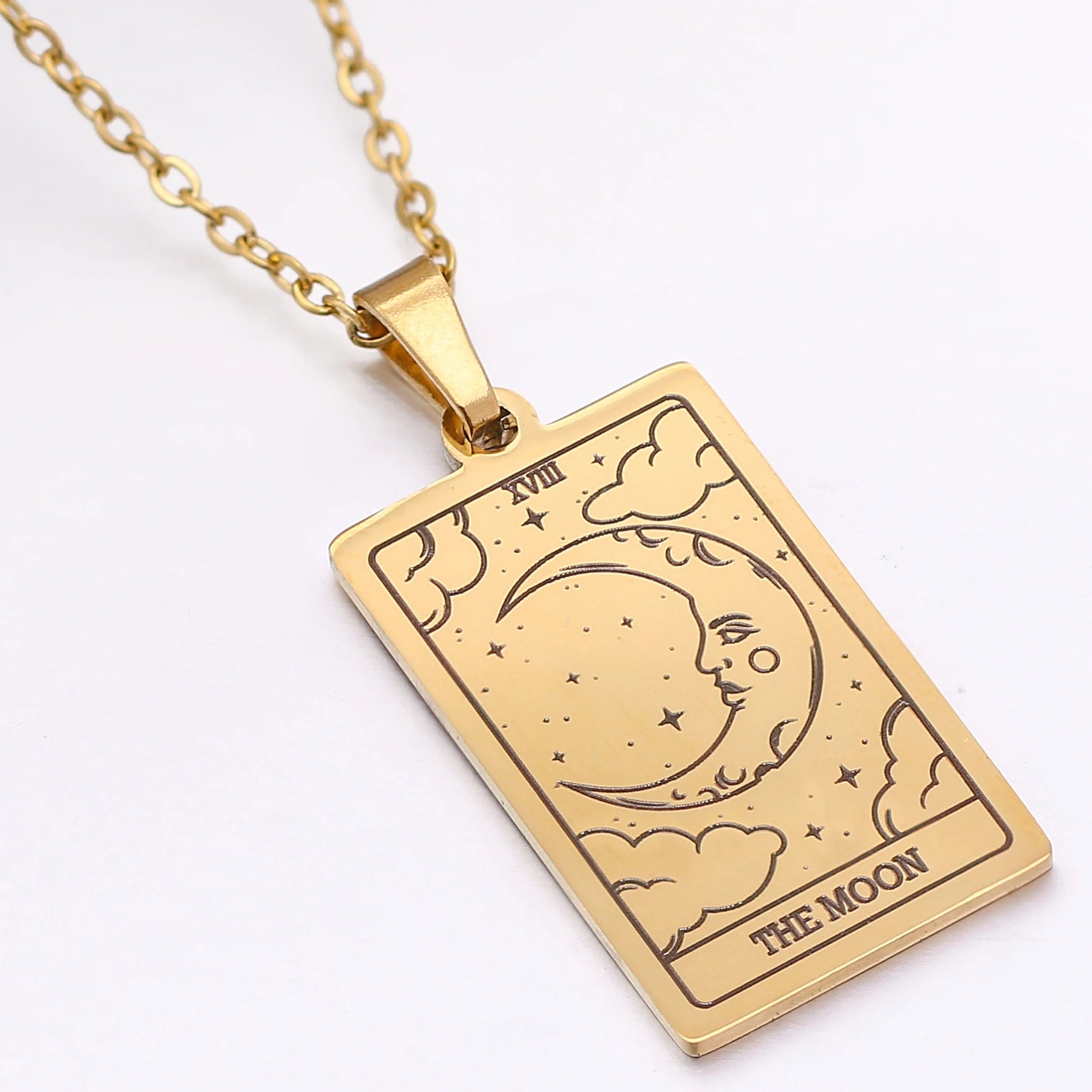 Colgante de Carta del Tarot en Placa