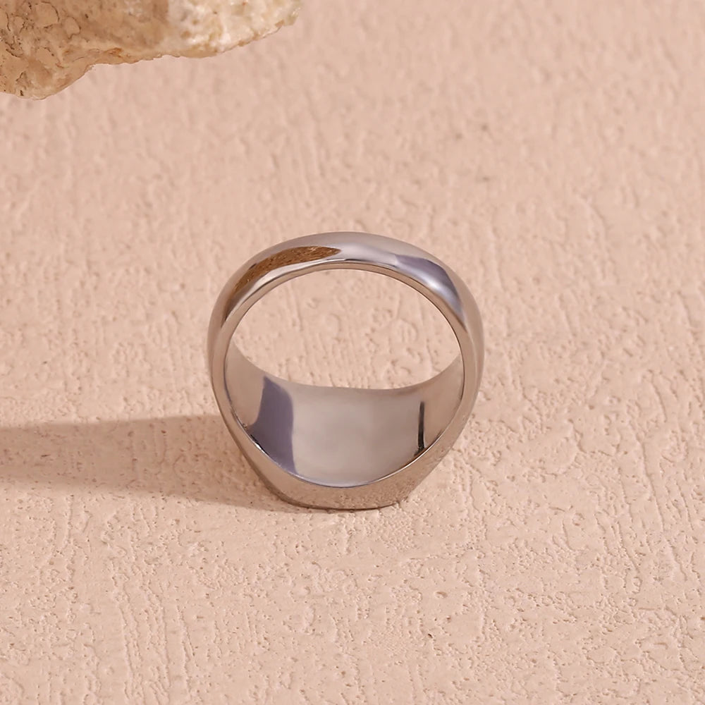 Anillo de sello caracol