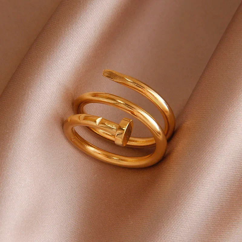 Anillo de Clavo plateado para mujer