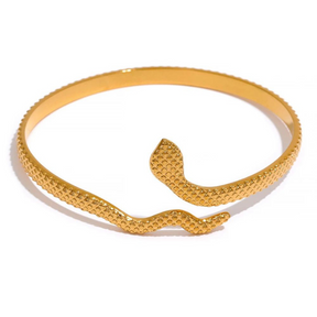 Brazalete de serpiente ajustable