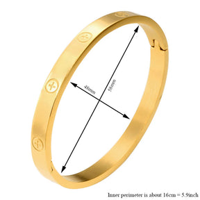 Brazalete Love Stella Maris Oro 18k 