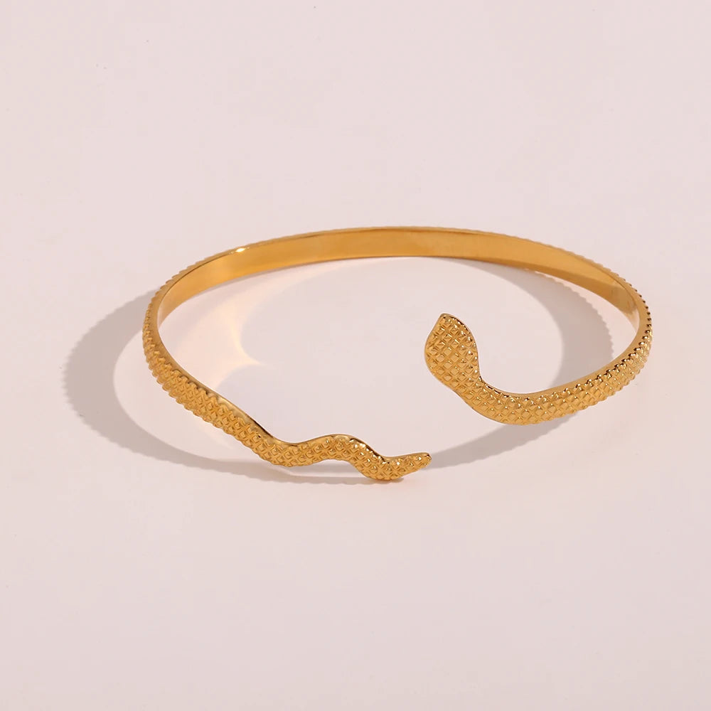 Brazalete de serpiente ajustable